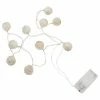 Butlers LED-Lichterkette BRIGHT LIGHTS - Aluminium / PVC - Gold / Silber