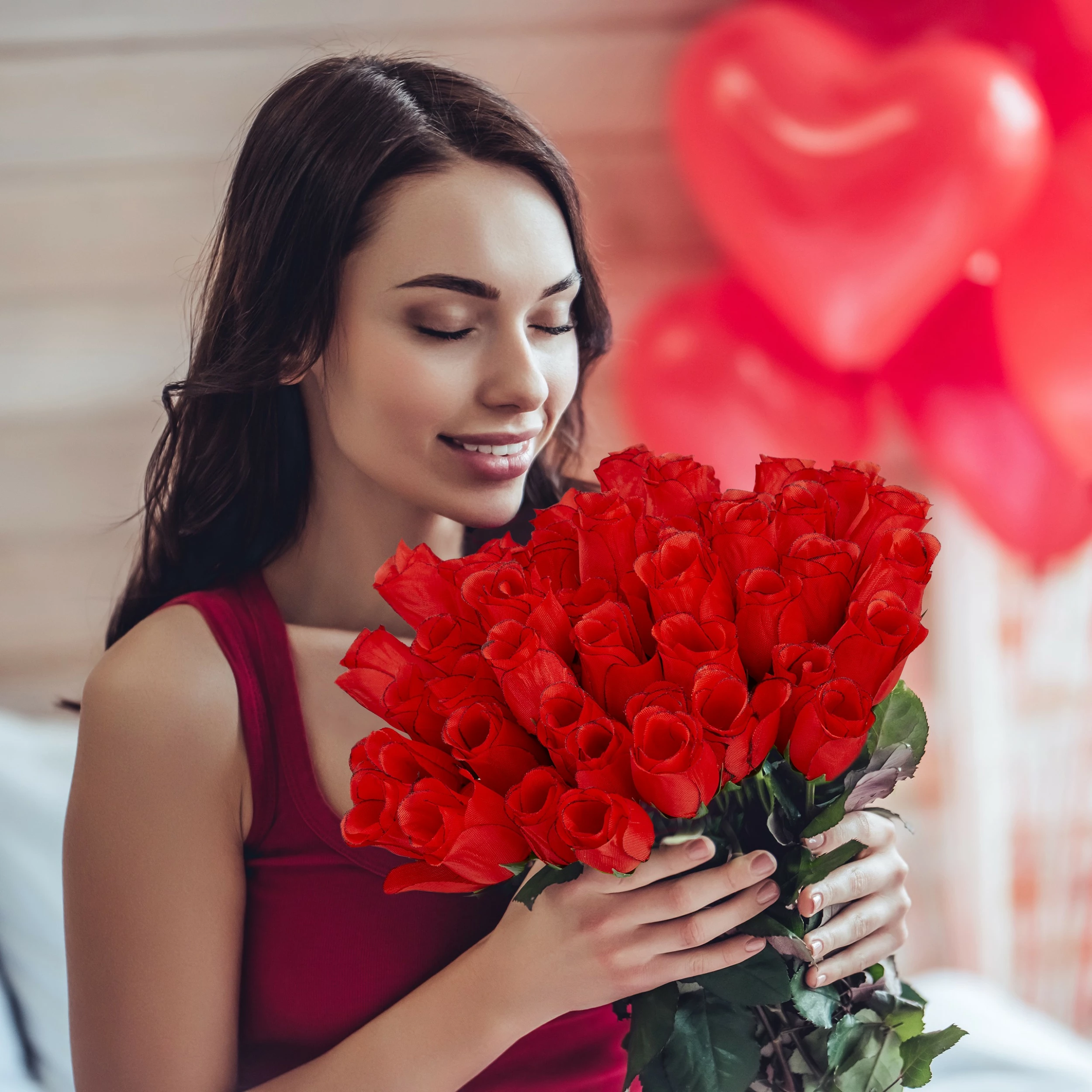 Relaxdays 96 x Kunstrosen – Bild 2