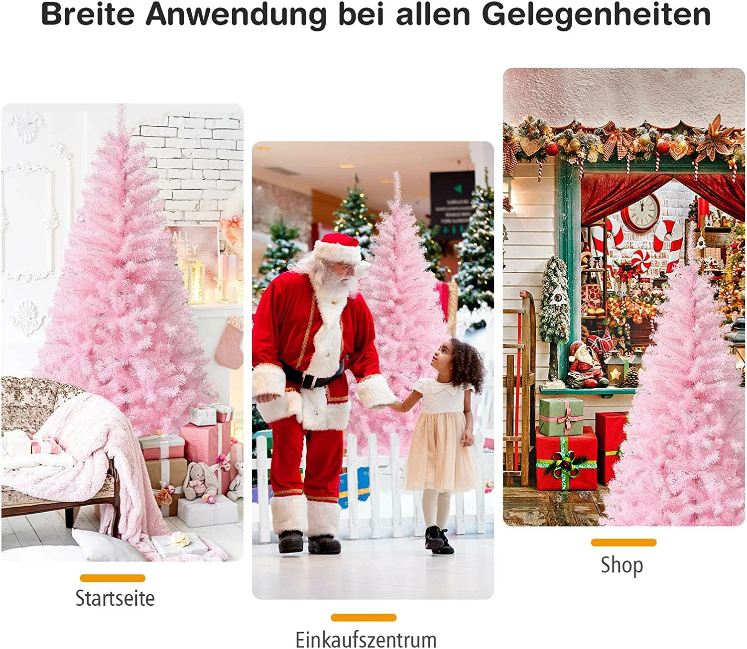 Costway 180cm Künstlicher Weihnachtsbaum – Bild 3