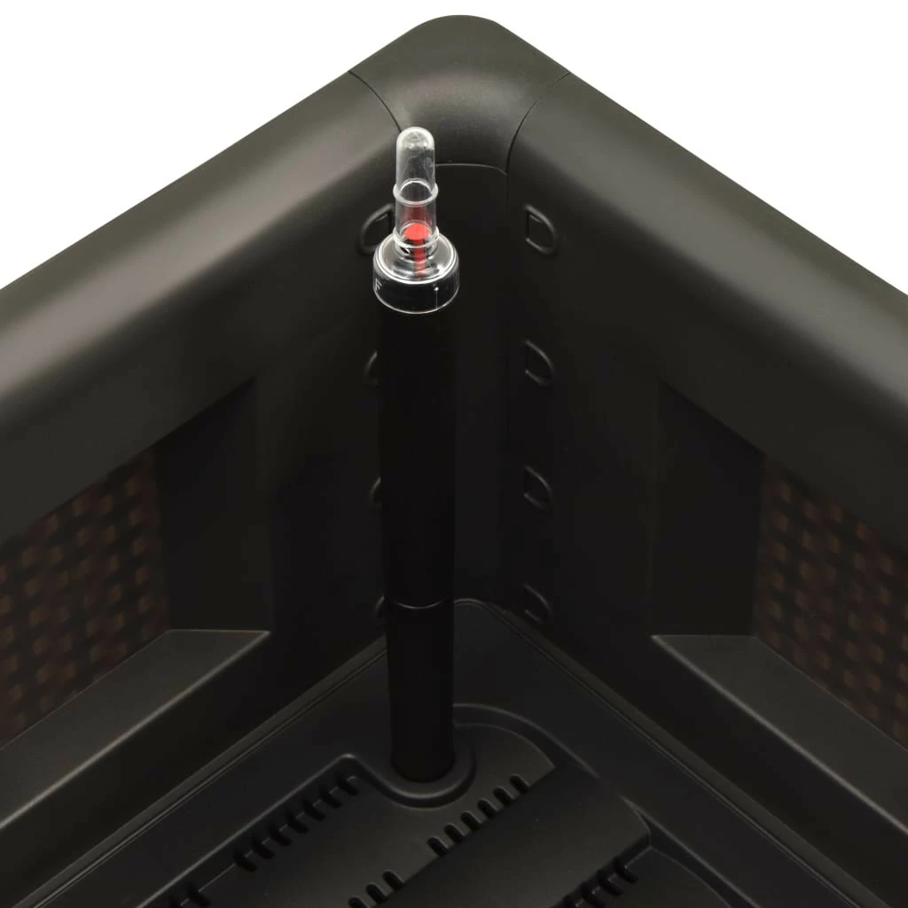 VidaXL Hochbeet - vidaXL Garten-Hochbeet Selbstbewässerungssystem Anthrazit 100x43x33 cm – Bild 5