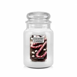 Country Candle Large Jar Candy Cane Lane