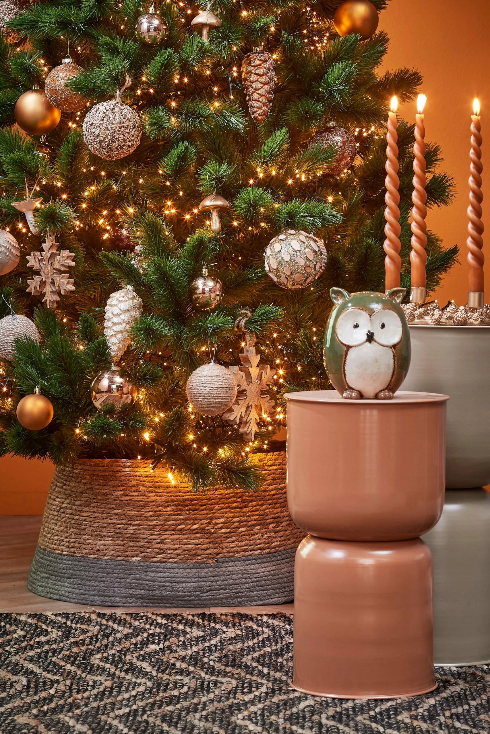 House of Seasons Weihnachtsbaumkorb Seegras – Bild 2