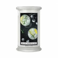 Kringle Candle Große Classic Candle Black Pepper & Gin