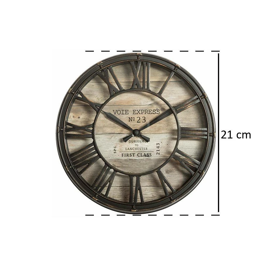 Atmosphera Créateur d'intérieur Wanduhr VOIE EXPRESS, Ø 21 cm – Bild 4