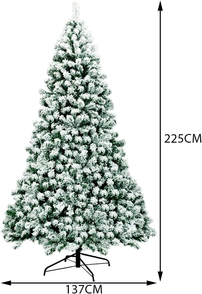 Costway 225cm LED Künstlicher Weihnachtsbaum – Bild 6