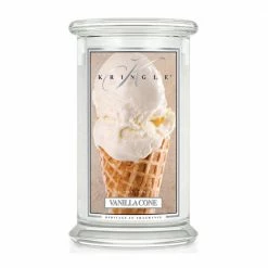 Kringle Candle Große Classic Candle Vanilla Cone