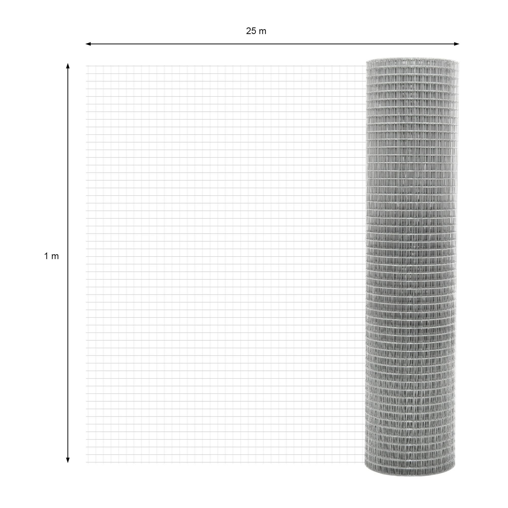 ECD Germany Volierendraht Silber 1,05 mm Länge 25 m - Grau - 28 x 100 x 2500 cm – Bild 7
