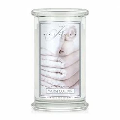 Kringle Candle Große Classic Candle Warm Cotton
