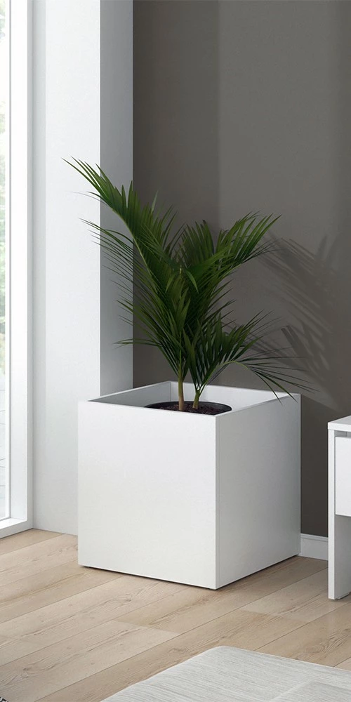 Vicco Blumenkasten „Ruben“ Weiß – Bild 2