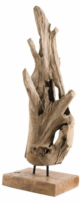 Macabane Deko-Objekt aus Teakholz Zweig – Bild 3