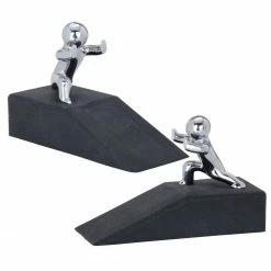 WENKO 2xTürkeil Hercules - Gummi / Stahl