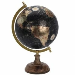 Home&Styling Collection Deko-Globus METALIC aus Mangoholz