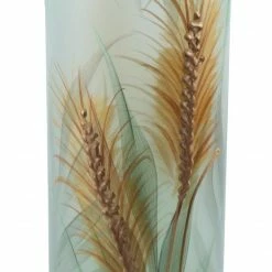 7ART Handbemalte Glasvase - Große Bodenvase aus Glas 40 cm