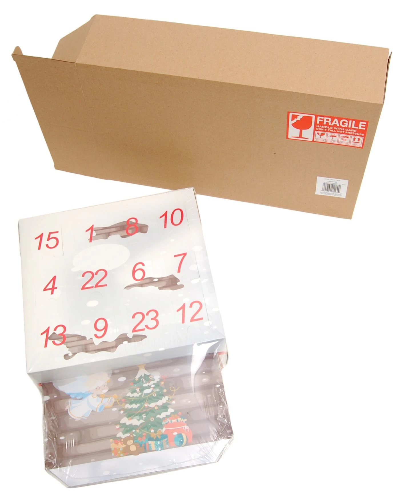 Krebs Glas Lauscha Adventskalender Haus zum Selberbauen mit – Bild 4