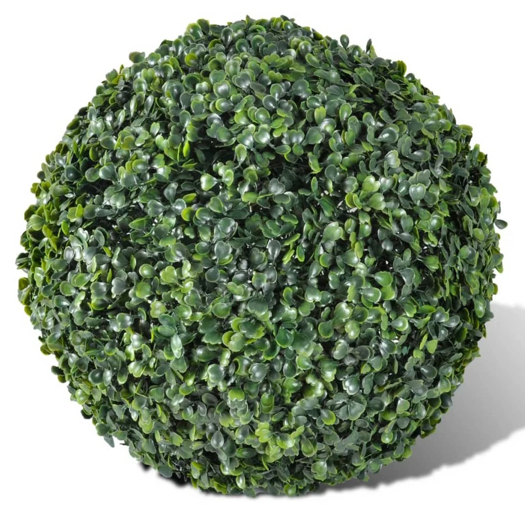 VidaXL Buchsbaumkugeln 2 Stk. - vidaXL Buchsbaumkugeln 2 Stk. Künstlich Formschnitt-Kugel 27 cm – Bild 2