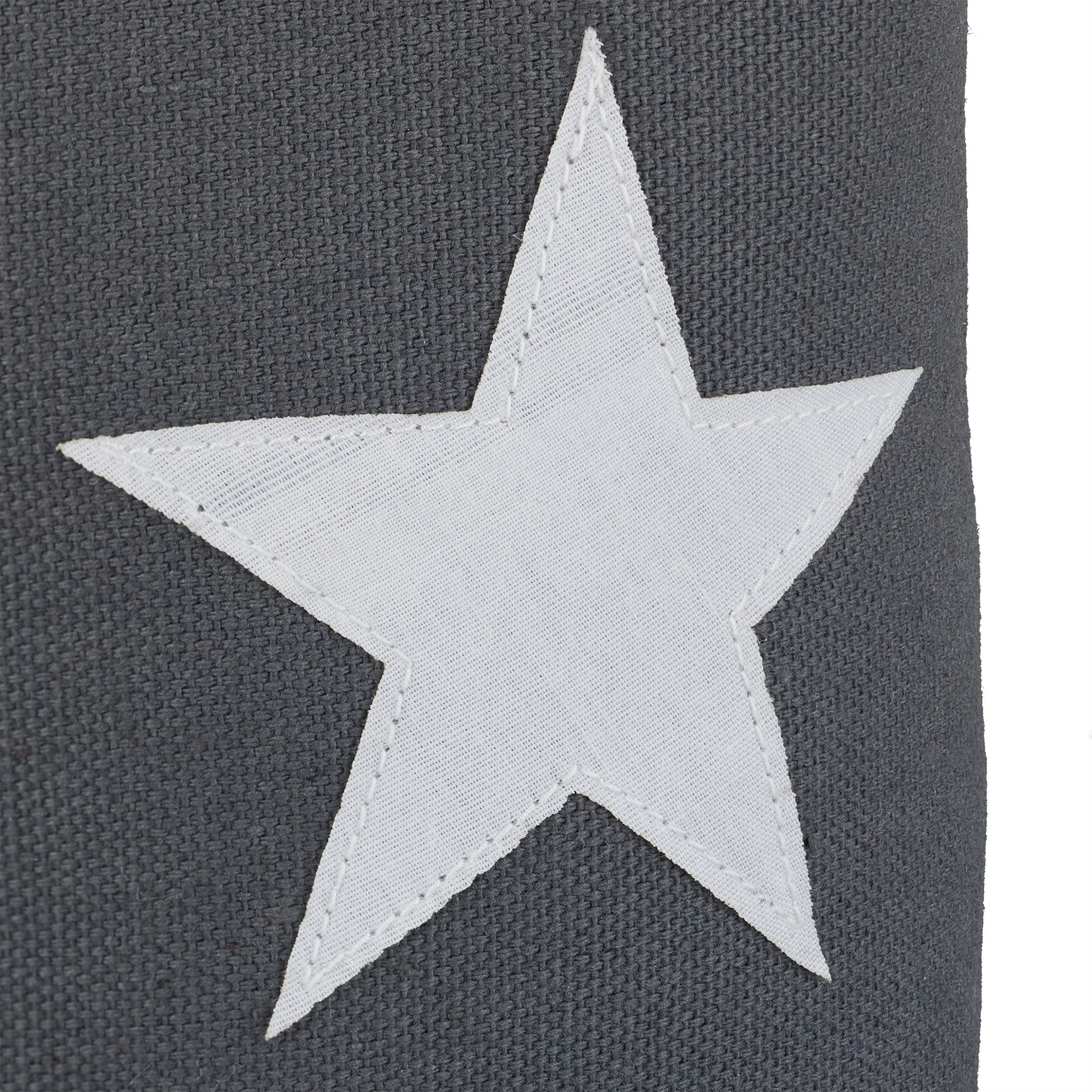 Relaxdays Türstopper Stern mit Griff - Anthrazit - Weiß – Bild 4