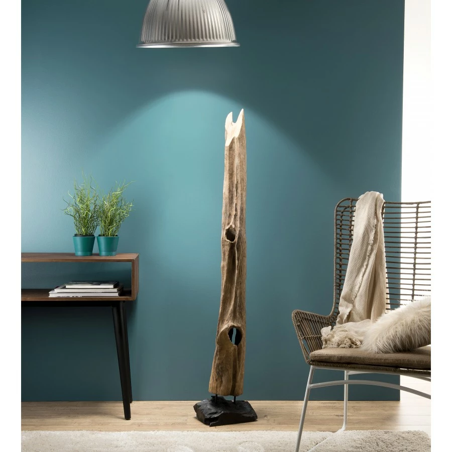 Macabane Deko-Objekt aus Teakholz Zweig – Bild 2