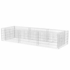 VidaXL Gabionen-Hochbeet Stahl - vidaXL Gabionen-Hochbeet Stahl 270×90×50 cm