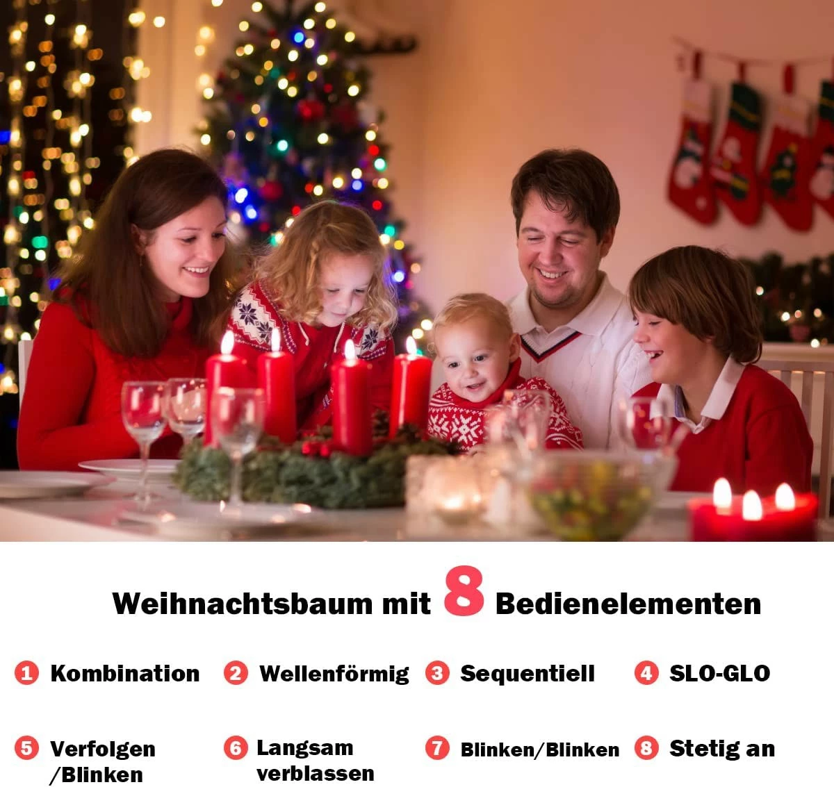 Costway 180cm Künstlicher Weihnachtsbaum – Bild 6