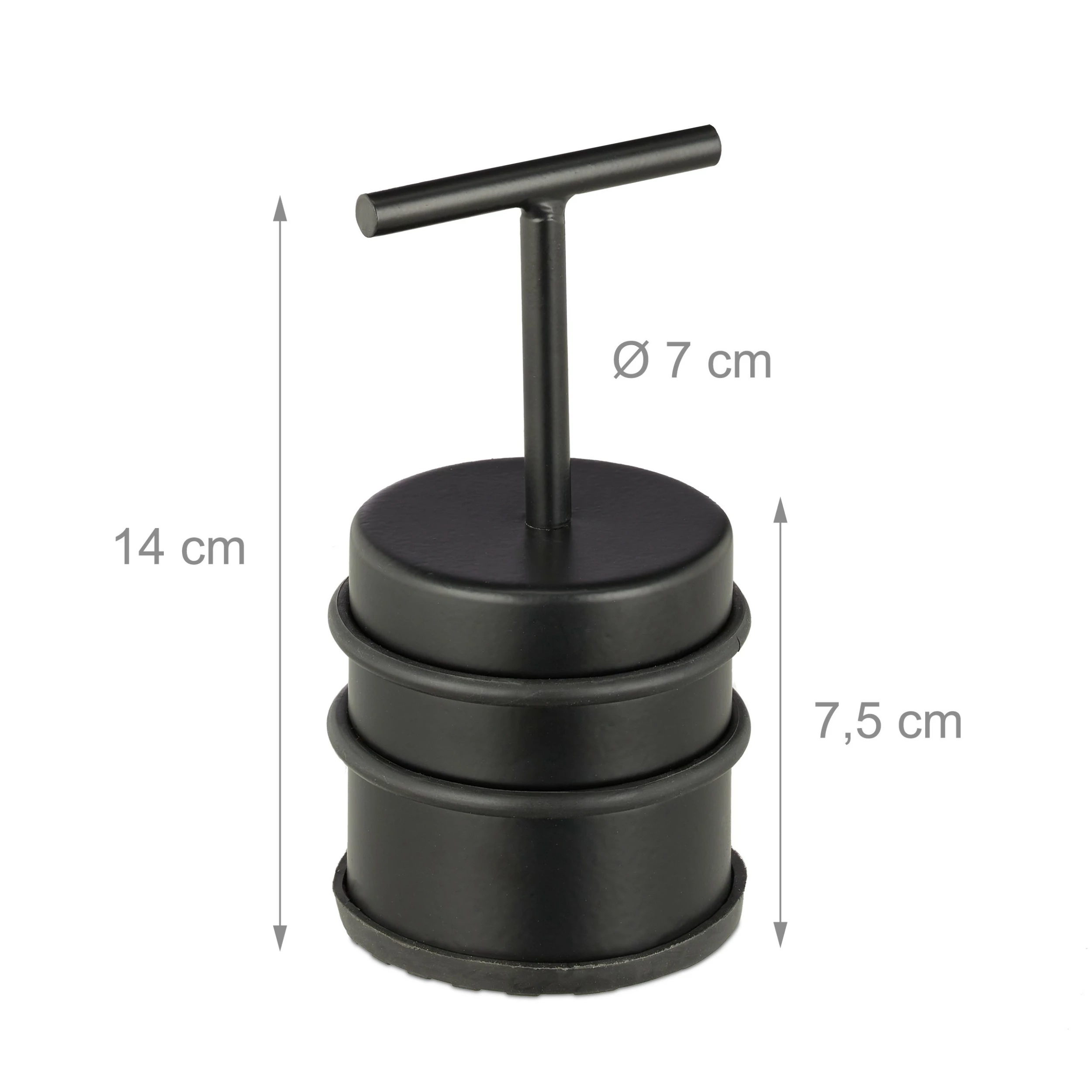 Relaxdays 4 x Türstopper mit Griff schwarz – Bild 9