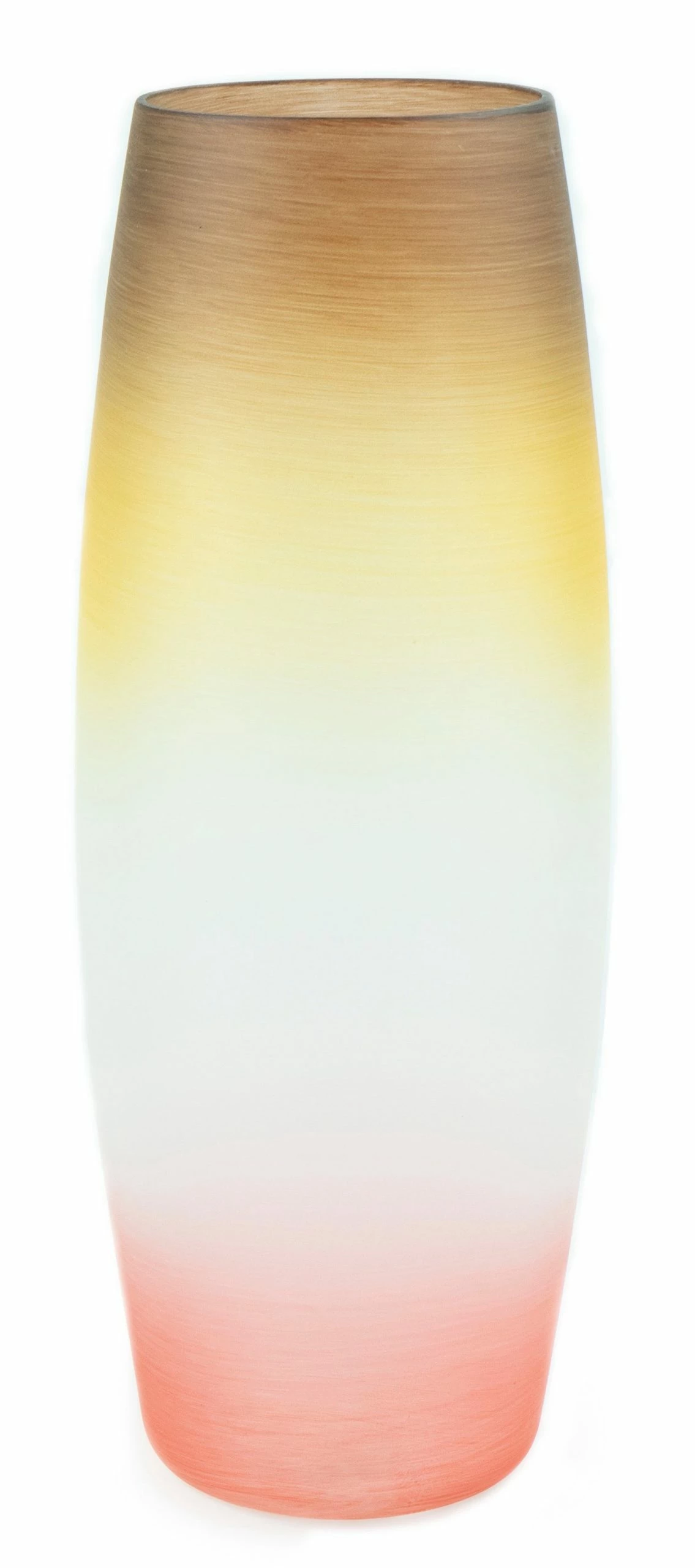 7ART Handbemalte Glasvase - Tischvase aus Glas 30 cm