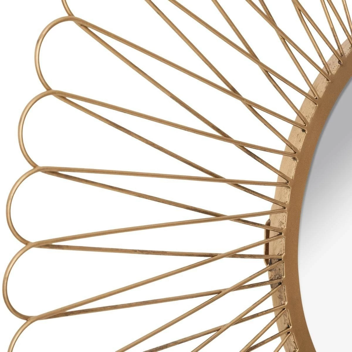 Atmosphera Créateur d'intérieur Wandspiegel Rund ⌀ 76 cm Sonne Metal – Bild 5