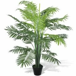 VidaXL Kunstpflanze - vidaXL Künstliche Phönix-Palme mit Topf 130 cm