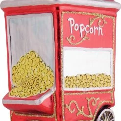 Krebs Glas Lauscha Popkorn Maschine 13cm aus Glas