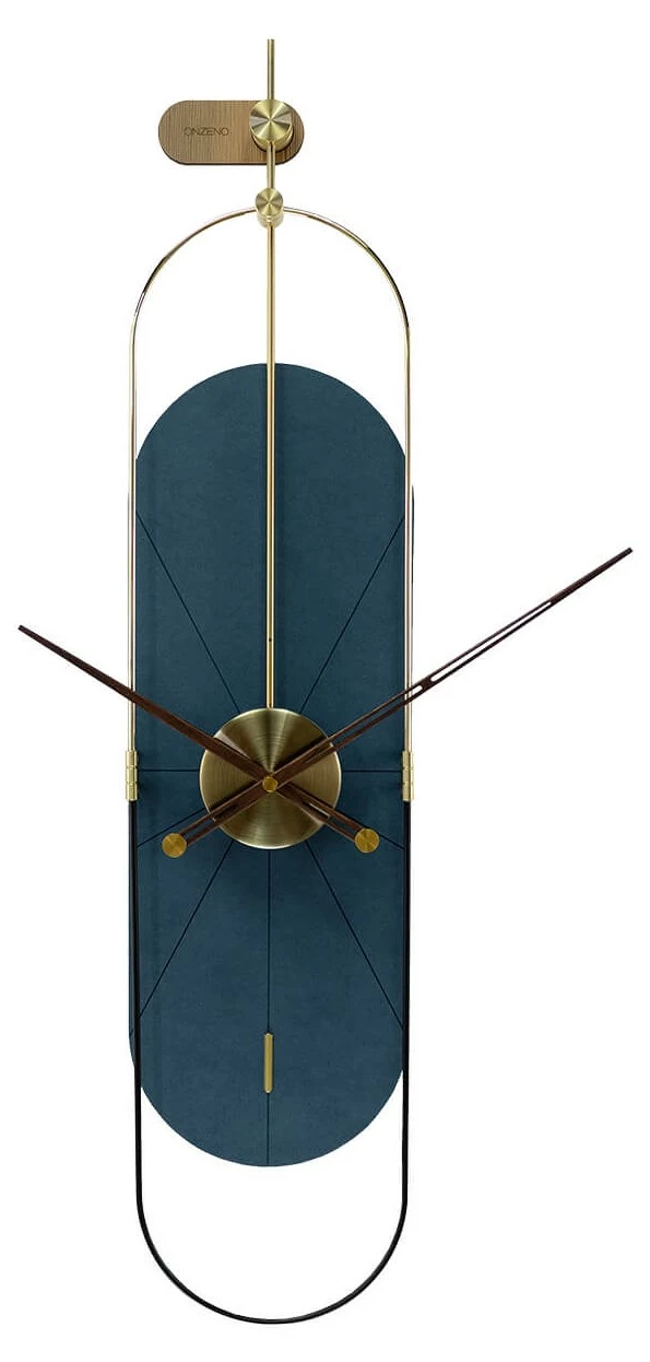 ONZENO Design Wanduhr THE BLUE PLANET.