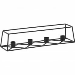 Home&Styling Collection Kerzenständer für 4 Kerzen, 35 x 9 cm