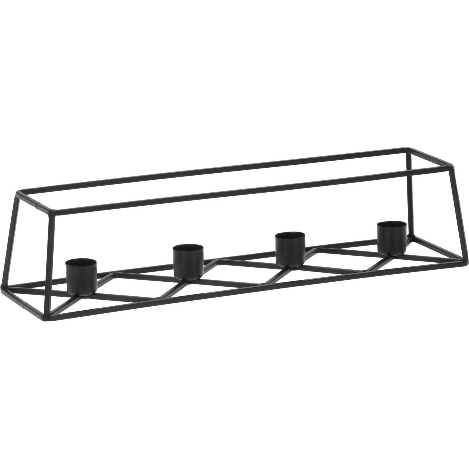 Home&Styling Collection Kerzenständer für 4 Kerzen, 35 x 9 cm