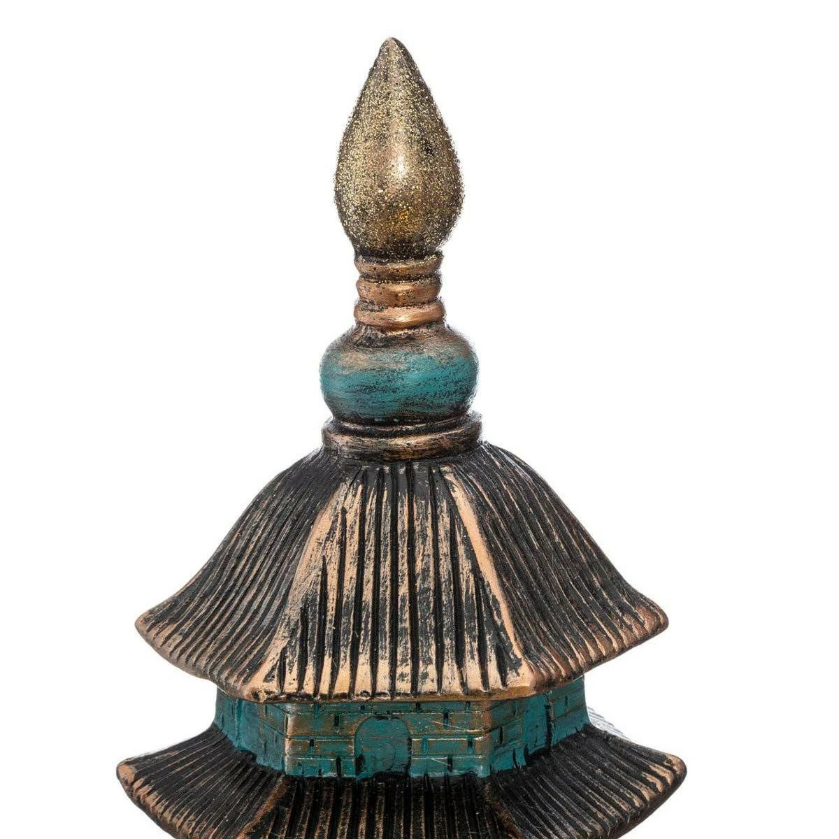 Atmosphera Créateur d'intérieur Dekoskulptur Pagode aus Kunstharz – Bild 2