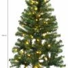 Lifa Living Künstlicher Christbaum mit Beleuchtung - 60 x 120 x 73 cm