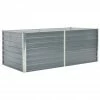 VidaXL Garten-Hochbeet Verzinkter Stahl Grau - vidaXL Hochbeet 160 x 80 x 45 cm Verzinkter Stahl Grau