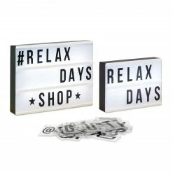 Relaxdays 2 x Light Box