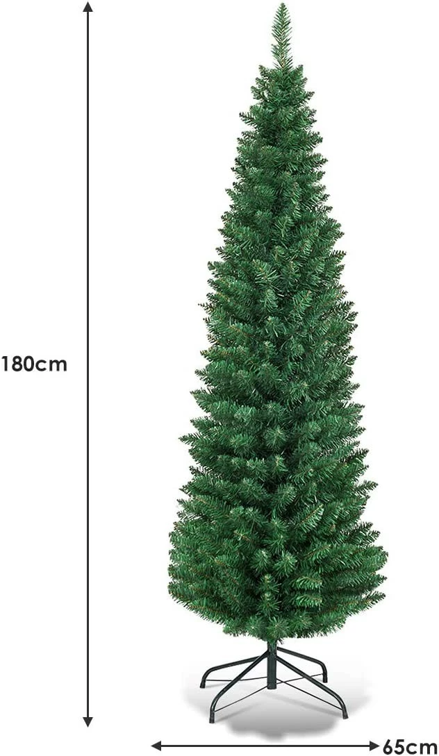 Costway 180cm Künstlicher Weihnachtsbaum – Bild 6