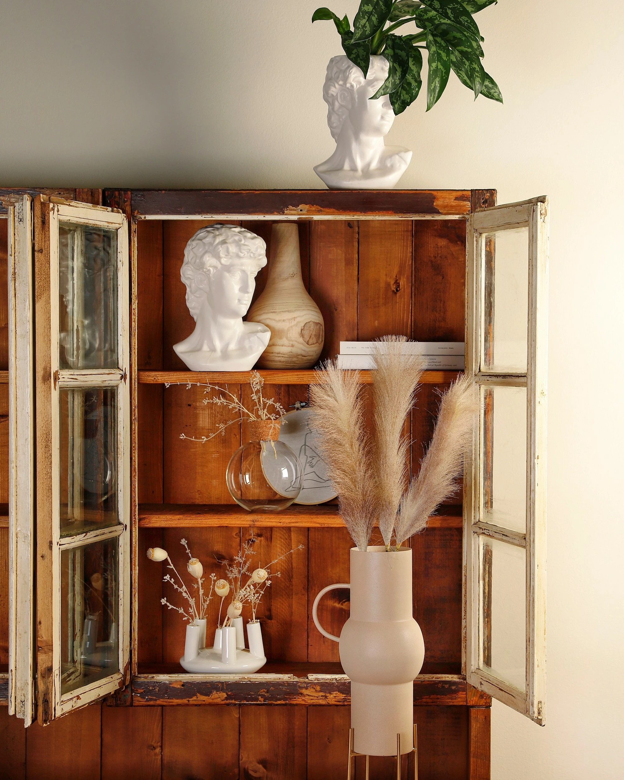 Mica Decorations Vase Jari - Hellrosa - 16 x 36 x 19 cm – Bild 2