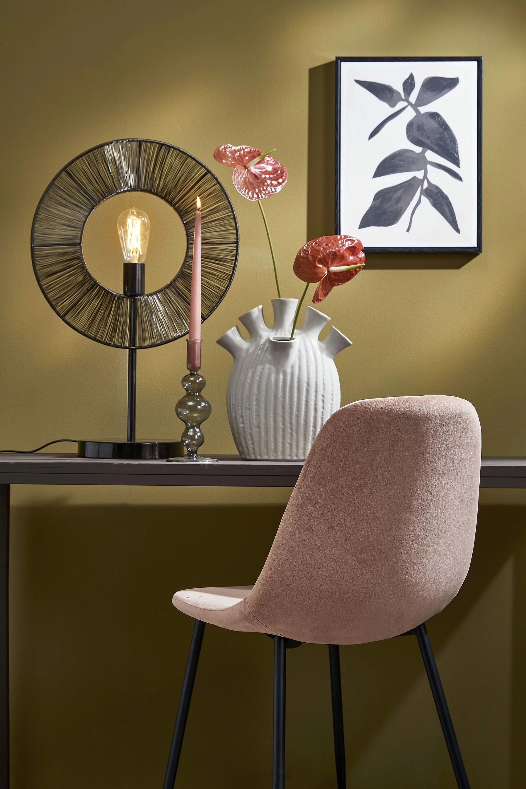 Mica Decorations Vase Saul - 14 x 31 x 26 cm – Bild 2