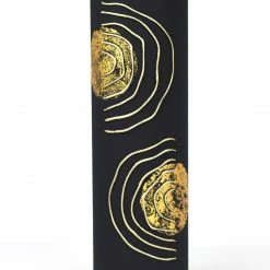 7ART Handbemalte Glasvase - Große Bodenvase aus Glas 40 cm