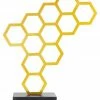 KUNSTLOFT Metall Skulptur Goldener Honig