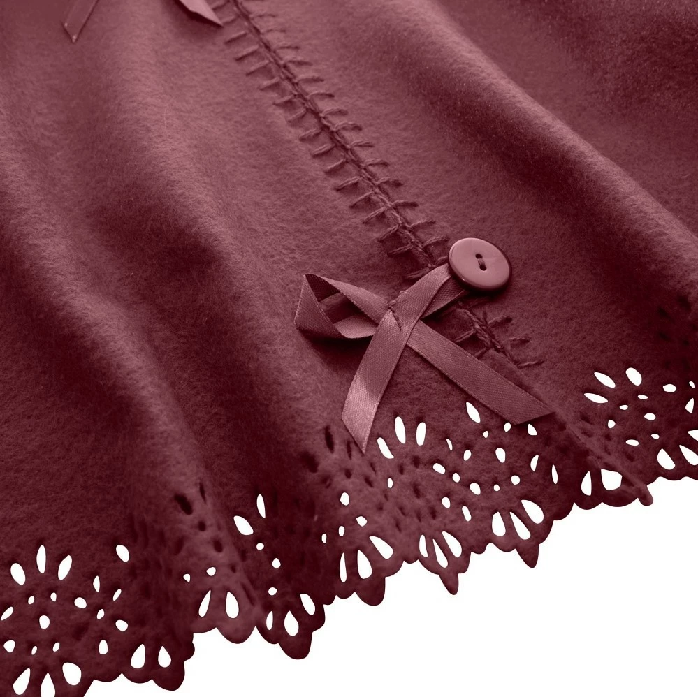 Wometo Weihnachtsbaum-Decke 120 cm - Rot – Bild 3