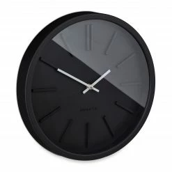 Relaxdays Wanduhr modern - Kunststoff - Glas