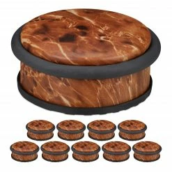 Relaxdays 10 x Türstopper Marmoroptik