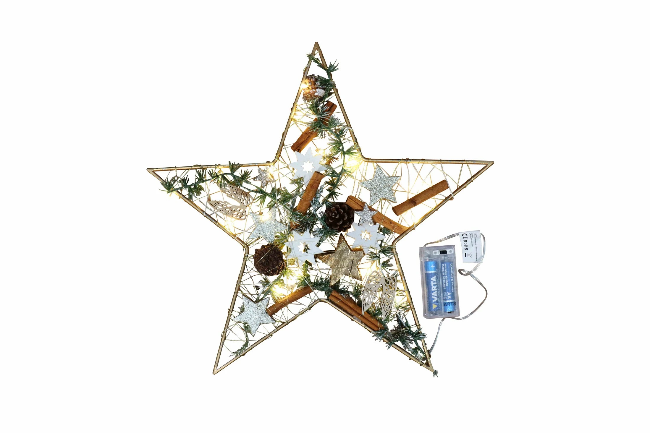Flowforia Stern zum Hängen mit Licht
