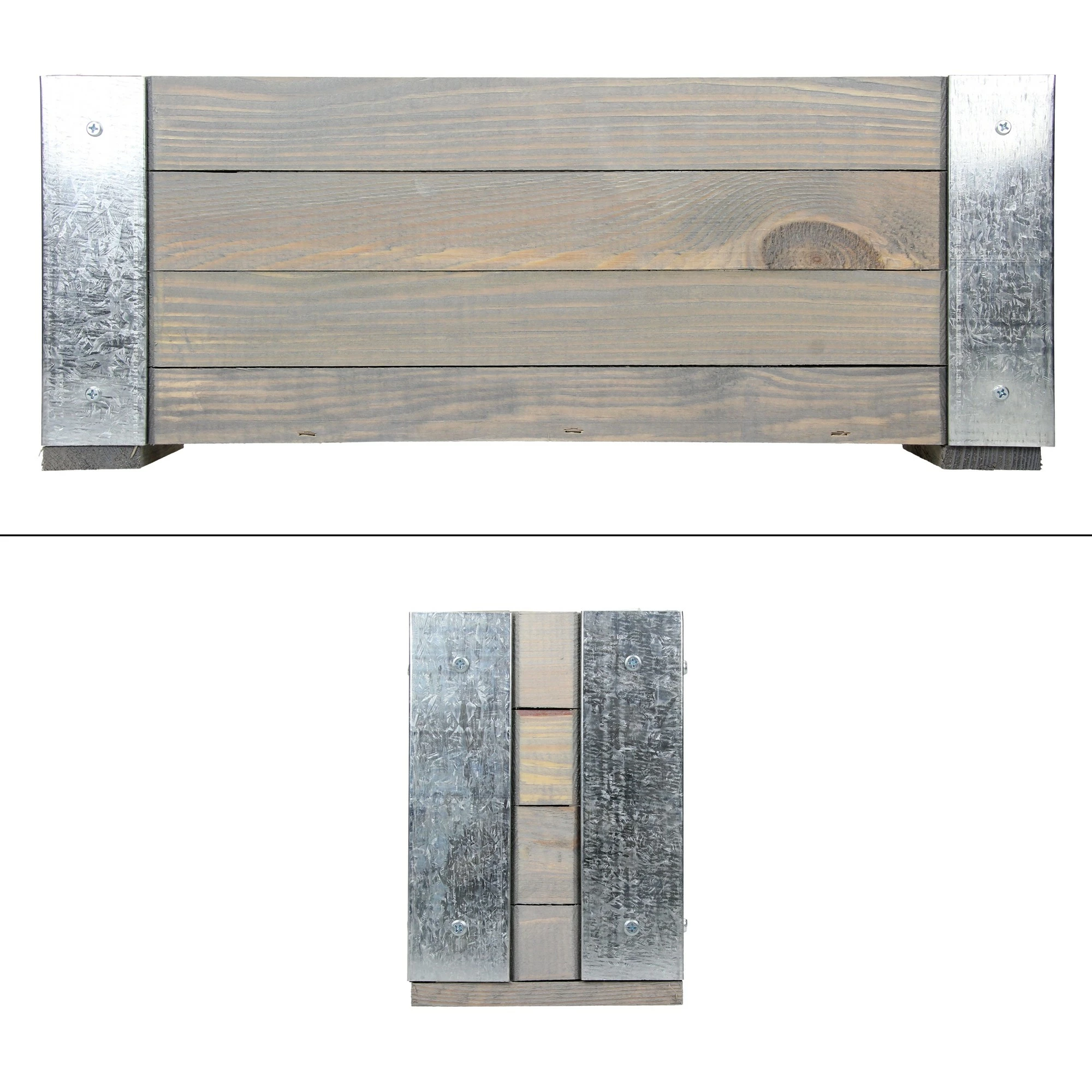 WOMO-DESIGN Blumenkasten 19x48x13cm aus Kieferholz - 13 x 19 x 48 cm – Bild 2