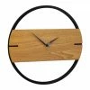 Relaxdays Wanduhr Holzoptik