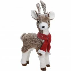 Home&Styling Collection Weihnachtsrentier mit Schal, 46 cm