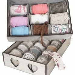 HWC Deko-Box Bänder 27 Rollen (2er Set) - Standard