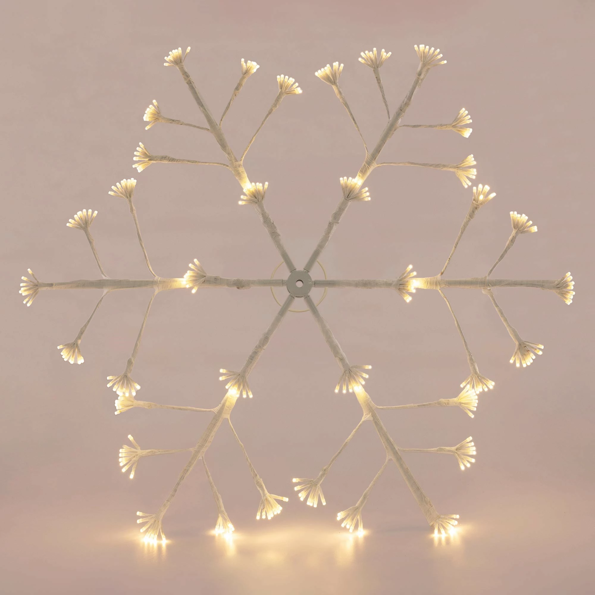 ECD Germany Weihnachtsdeko LED Schneeflocke – Bild 3