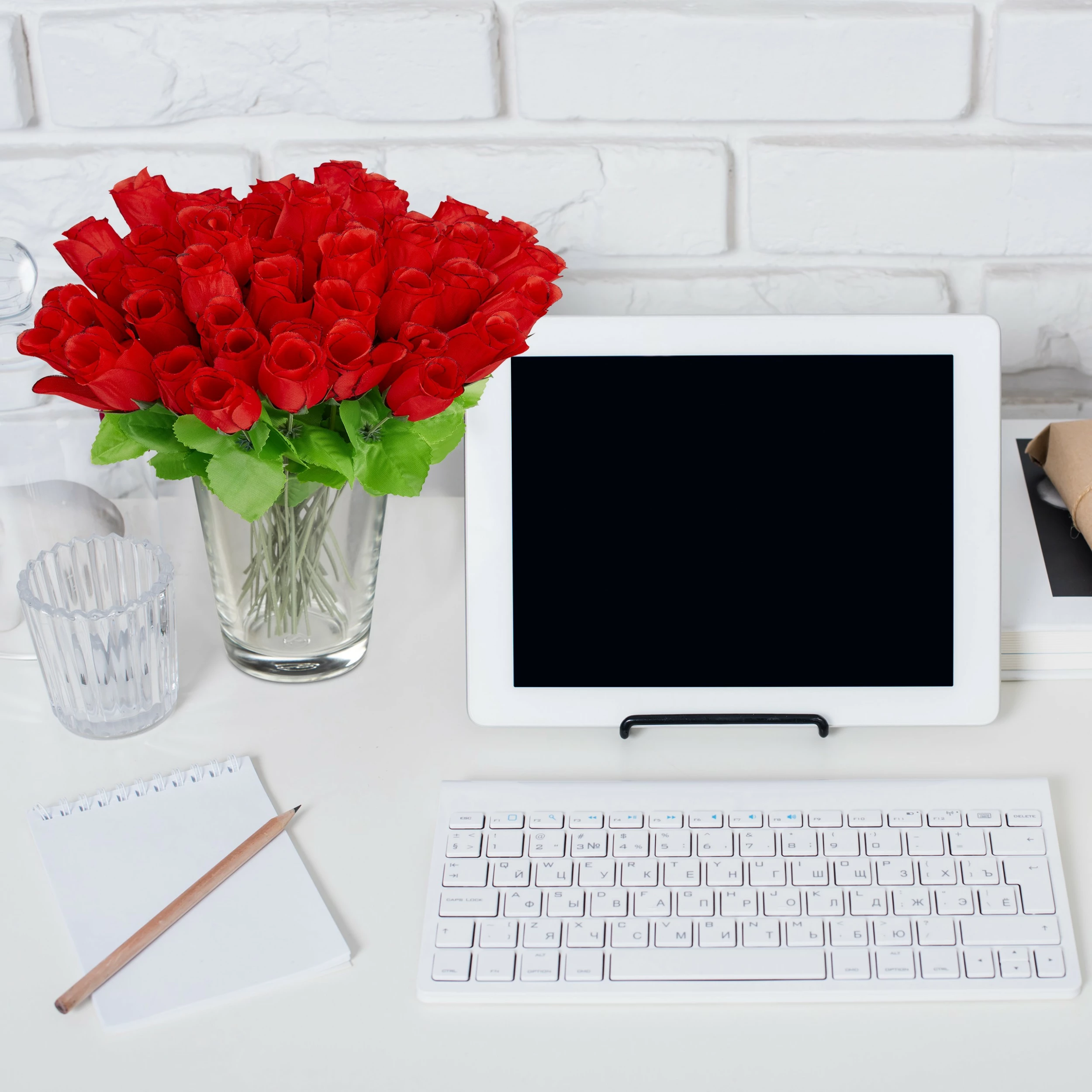 Relaxdays 96 x Kunstrosen – Bild 4